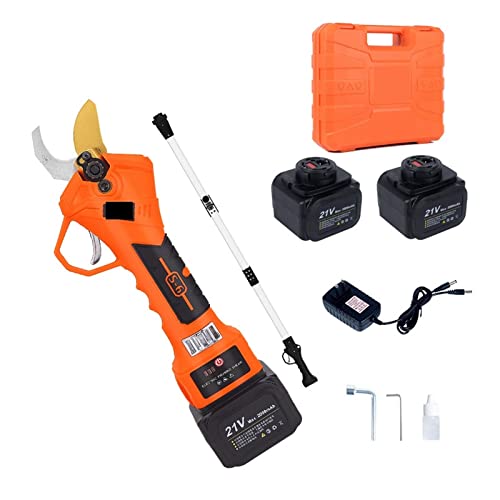 Gartenscheren, 21 V 16,8 V Akku-Schere Effiziente Gartenschere Lithium-Ionen-Bonsai Elektrische Äste Gartengeräte S-6 28 mm 32 mm,Präzisionsschneiden(S-6 21V) von OTENC