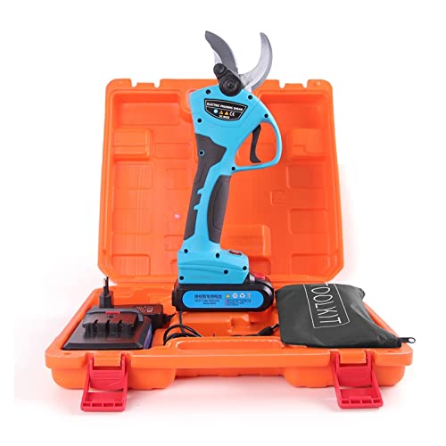 Gartenscheren, 21 V Akku-Gartenschere Lithium-Ionen-Astschere Effiziente Schere Bonsai Elektrische Äste Gartengeräte Elektrische SC-8605,Präzisionsschneiden(Scissors set box) von OTENC