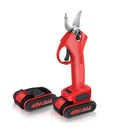 Gartenscheren, Akku-Gartenschere Elektrische Gartenschere Effizienter Astschneider for Baumbonsai mit 2-teiligem Lithium-Ionen-Akku,Präzisionsschneiden(2 battery) von OTENC