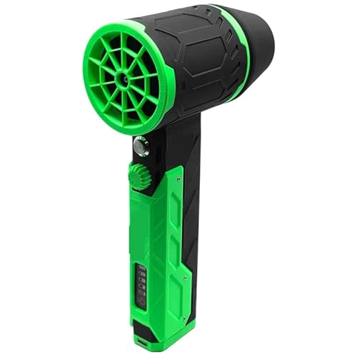 Gebläse, Elektrischer Föhn, 50 mm bürstenloser Motor, Hand-Haartrockner fürs Auto, 800 – 1000 g Schubföhn, 4000 mAh, for Waschen und Reinigen von Autos(Green) von OTENC