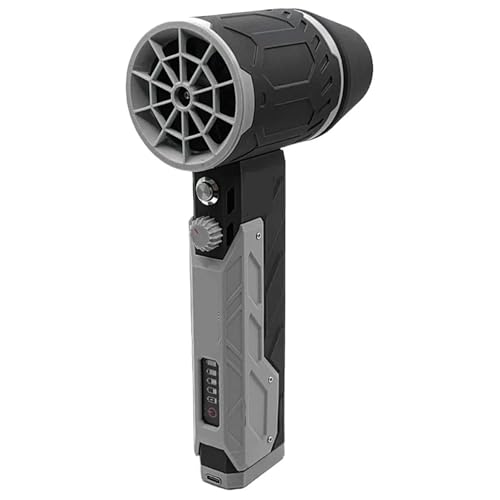 Gebläse, Elektrischer Föhn, 50 mm bürstenloser Motor, Hand-Haartrockner fürs Auto, 800 – 1000 g Schubföhn, 4000 mAh, for Waschen und Reinigen von Autos(Grey) von OTENC