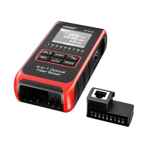 Glasfasertester, NF-916 Fiber Optic Power Meter VFL REF FC SC ST Visual Fault Locator Faser Optische Kabel Tester Mit Flash Licht OPM von OTENC