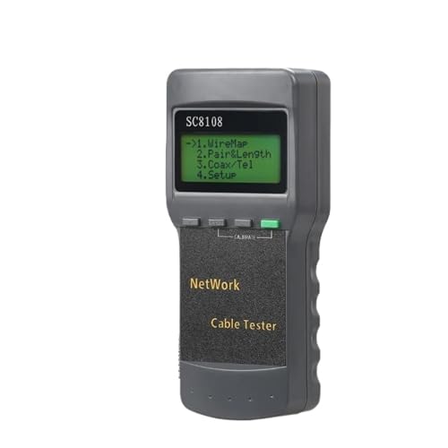 Glasfasertester, Tragbarer LCD-Netzwerktester Und LAN-Telefonkabeltester Und Messgerät Mit LCD-Display von OTENC