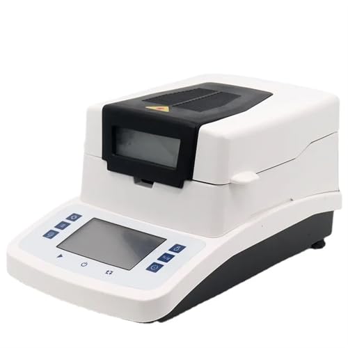 Halogen-Analysator, 50g/110g Touchscreen Labor Tee Holz Tabak Getreide Lebensmittel Halogen Feuchtigkeit Tester Meter Analyzer(DHS-16A) von OTENC