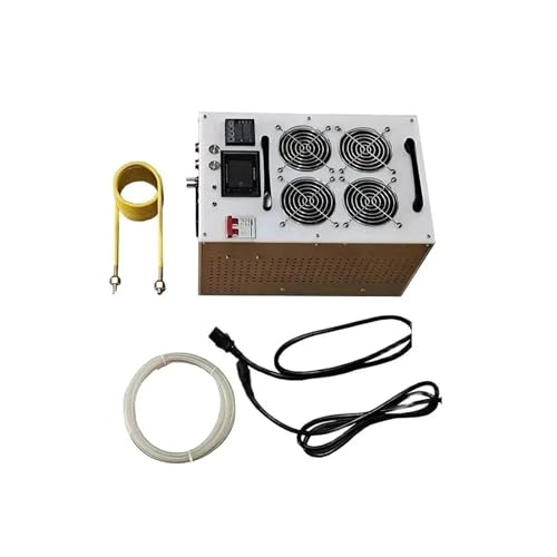 Induktionsheizgerät, 5000W High Frequency Induction Heater Induction Heating Machine Metal Smelting Furnace,Schnellheizgerät(Tem control 0-1000) von OTENC