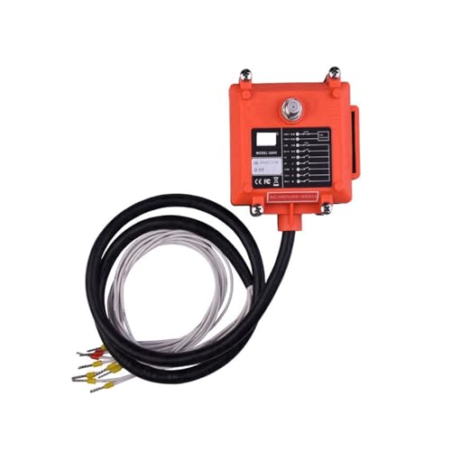 Industriekran-Fernbedienung, Dual-Speed-Festkran-Hebezeug, kabellose Fernbedienung,Schnelle Reaktion(Receiver 1,Q400-1SPEED_AC22O) von OTENC