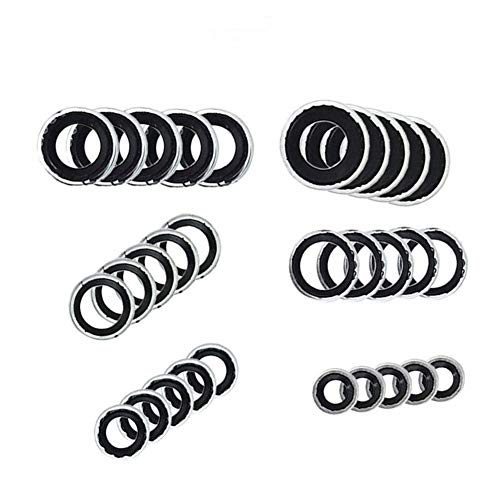 Klimaanlage Pumpe Waschmaschine 30pcs A/C Kompressor Sealing Dichtung Unterlegscheiben O-Ring Sortiment Reparatur-Werkzeug,Effiziente Ausrüstung von OTENC