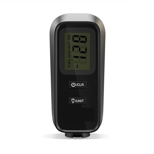 Lackdickenmessgerät Schichtdickenmessgerät, digitale Hintergrundbeleuchtung, Autolack, galvanische Metallbeschichtung, Tester, englisches Handbuch von OTENC