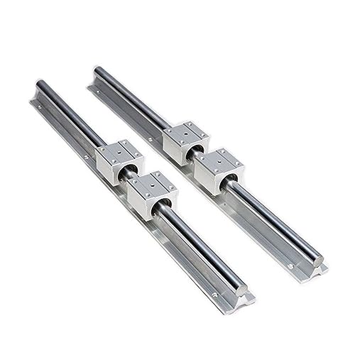 Linearlager, 2 Stück Linearführungsschiene SBR20 L1000 Mm + 4 Stück SBR20UU Linearlagerblöcke For CNC-Teile,Feine Verarbeitung(1000mm) von OTENC
