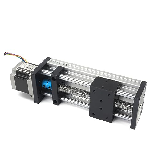 Linearlager, Effektiver Hub 100 200 300 400 500 Mm CNC-Linearführung Bühnenschiene Bewegungsschlitten SFU1605 Kugelumlaufspindel-Aktuatormodul 3D-Drucker,Feine Verarbeitung(Effective stroke 100) von OTENC