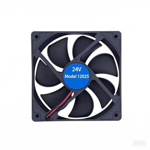 Lüfter 5V1V24V 3D-Drucker Autoor-Luftreiniger DC-Lüfter-Abluftmaschine 120 * 120 * 25 mm Motherboard-Abluftventilator B1,Haltbarkeit(24v) von OTENC