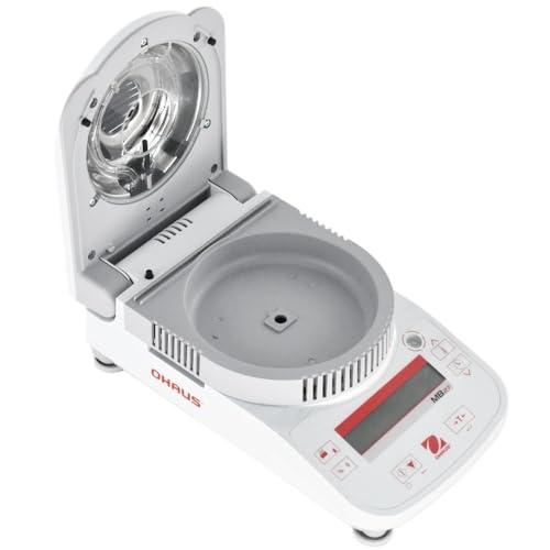 MB27 Getreide Chemische Pharmazeutische Feuchtigkeit Analysator Halogen Wärme Quelle 90g 0,001g .01% RS232 Meter Tester,Komfortable Anzeige von OTENC