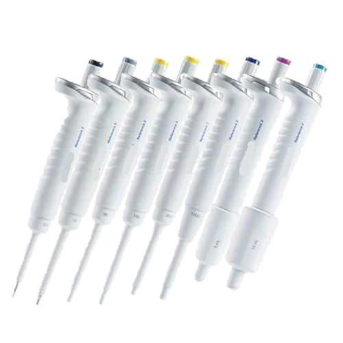 Mikropipette, Einkanalige Pipette mit einstellbarem Volumen, 0,1–2,5 μL ~ 1–10 MLLab Mikropipette, Laborpipette, Pipette, Tropfer(10-100uL) von OTENC