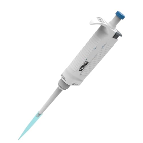 Mikropipette, Laborpipette Digitale einstellbare Mikropipette Laborgeräte mit Pipettenspitzen(100-1000ul) von OTENC
