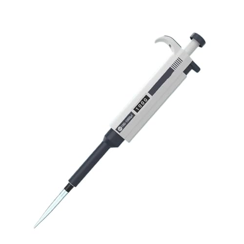 Mikropipette, Mikropipette, automatische Laborpipette, digital einstellbare Kunststoffpipette, Chemielaborausrüstung mit Pipettenspitzen(20-200ul) von OTENC