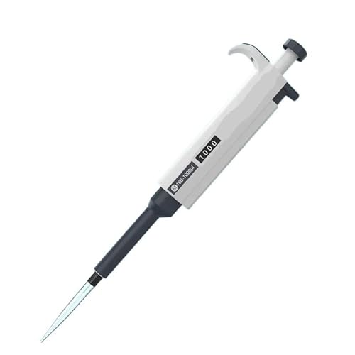 Mikropipette, Mikropipette Labor Automatische Pipette Digitale einstellbare Kunststoffpipette Chemielaborausrüstung mit Pipettenspitzen(0.5-5ml) von OTENC