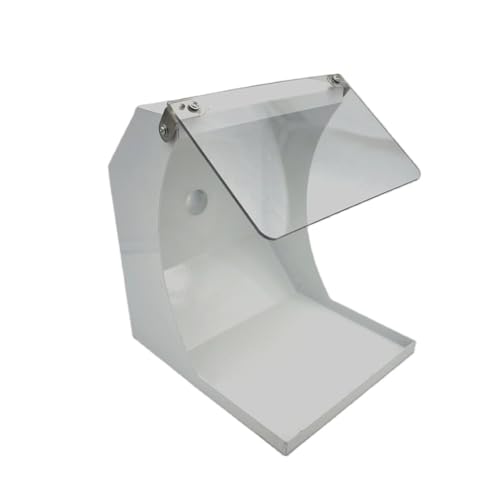 Polierstaubbehälter, Abdeckung for Doppelschleifmaschine, Schmuck-Poliermaschine, dichter Deckel, robustes Metall-Elektrowerkzeug von OTENC