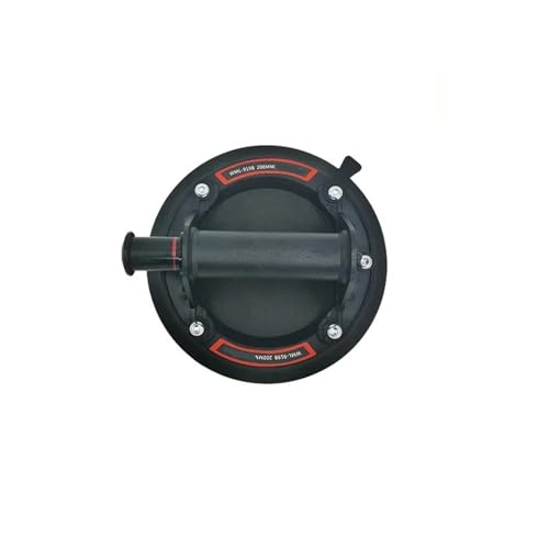 Saugnäpfe Vakuum-Saugnapf mit 200 kg Tragfähigkeit for die Adsorption von Fliesen, Granit und Glas, for Heben von 20,3 cm Becher für Metall, Fliesen(Black 1 PC) von OTENC