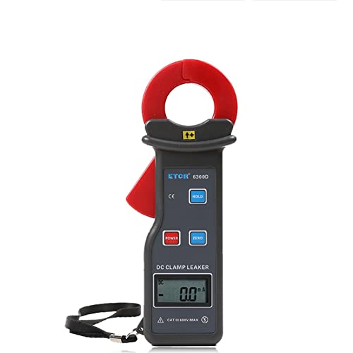Spannungsprüfer, Dc Amp Meter DC Klemme Leckstrom Meter Digital Clamp Meter Stromzange Meter 0.0 mA-6.0A ETCR6300D von OTENC