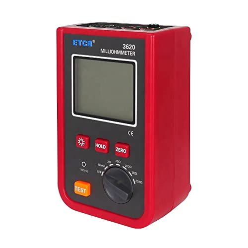 Spannungsprüfer, Ground Resistance Tester ETCR3620 Equipotential Milliohm Meter DC Low Value Resistance Tester 1mohm - 20 Kohm von OTENC