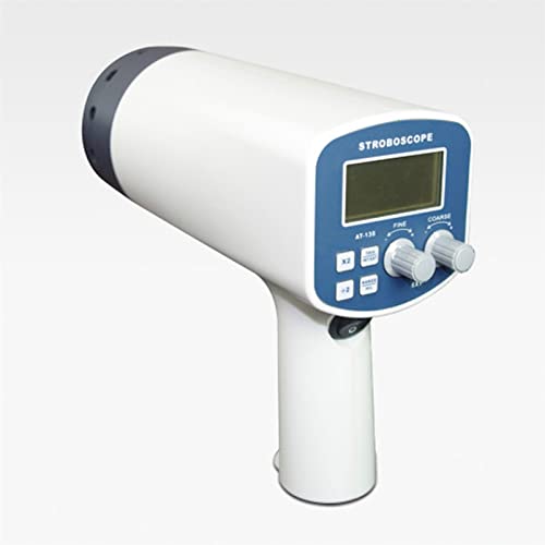 Stroboskop, High Resolution Digital Stroboscope AT-135A Motion Frequency Motor Flash Speed Meter Non Contact Measurement Speed Analyzer For Gear Print Spin von OTENC