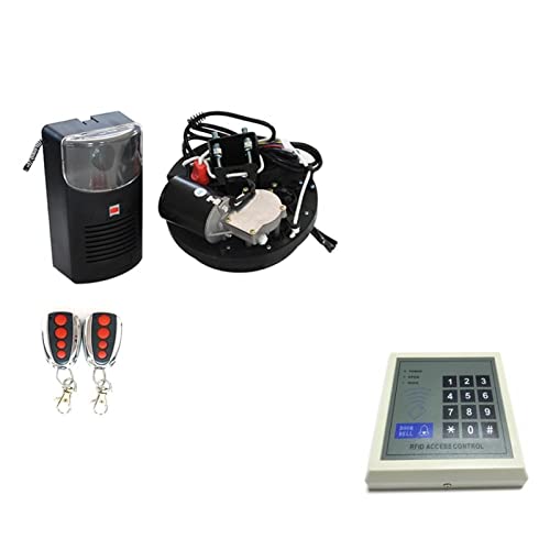 Toröffner, Automatische Garage Roller Türöffner Motor Operator Rolling Up Gate Opener Motor Open Driver 250N Hubkraft Home Security,Kraftvolles Schiebetor(Kit 6) von OTENC