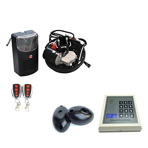 Toröffner, Automatische Garage Roller Türöffner Motor Operator Rolling Up Gate Opener Motor Open Driver 250N Hubkraft Home Security,Kraftvolles Schiebetor(Kit 7) von OTENC