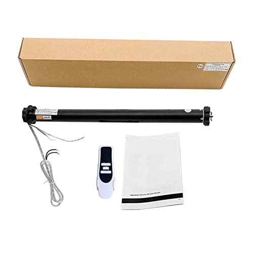 Toröffner, Rollomotor 38 mm Rohrvorhänge mit Smart Tube motorisiertem elektrischem Rollomotor eingebautem RF-Empfänger for Volume Gate Garagentor,Kraftvolles Schiebetor(Motor Add Remote) von OTENC