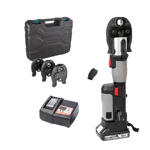 Wiederaufladbare elektrische Zan, hydraulischer Druck-Rohrschlüssel, hydraulisches Akku-Rohr-Crimpwerkzeug for Kupfer,Vielseitige Kompatibilität von OTENC