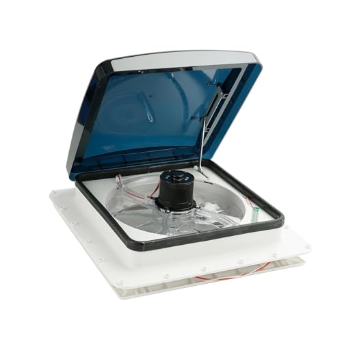 Wohnmobil-Lüfter, RV Caravan Dach Vent RV Fan 12V Dachfenster, 10 Geschwindigkeiten mit Anti-UV, Regensensor Wohnmobil-Lüfter, RV Caravan Dach Vent RV Fan 12V Dachfenster, 10 Geschwindigkeiten mit Anti-UV, Regensensor von OTENC