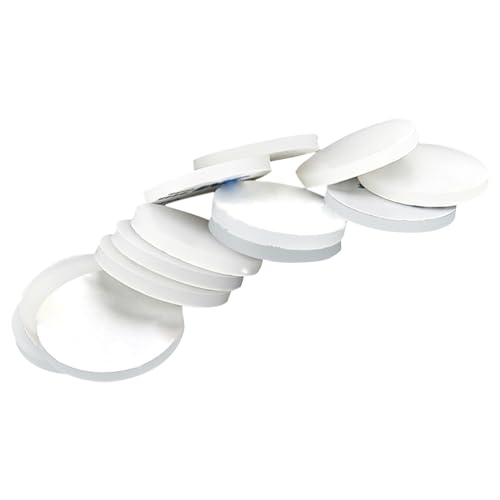 Dichtungsmaterial aus Silikonkautschukplatten, runde Unterlegscheiben, einseitig mit Klebstoff, for Bastelunterlagen, 1,5 cm Durchmesser, 10 Stück, Dicke: 4 mm(Thickness:6mm) von OTENG