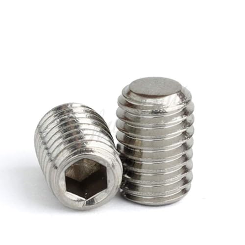 Gewindestifte mit Kegelspitze, Gewindestift Ringschneide, Edelstahl, Sechskantkopf, Inbusschraubensatz, metrisches Gewinde, Innensechskant, Ringschneide-Kit for Türknöpfe(M1.6 x 3mm) von OTENG