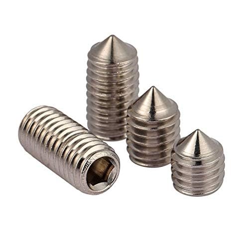 Gewindestifte mit Kegelspitze, aus Edelstahl, Innensechskant-Stellschraube, metrisches Gewinde, Gewindestift/Stellschrauben(M5*20mm) von OTENG