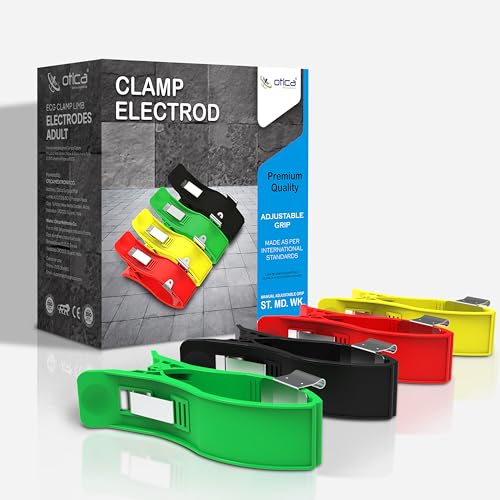 OTICA EKG-Klemme Extremitätenelektrode Erwachsene 4er-Set passend für alle Arten von EKG-Geräten OTICA EKG-Klemme Extremitätenelektrode Erwachsene 4er-Set passend für alle Arten von EKG-Geräten von OTICA