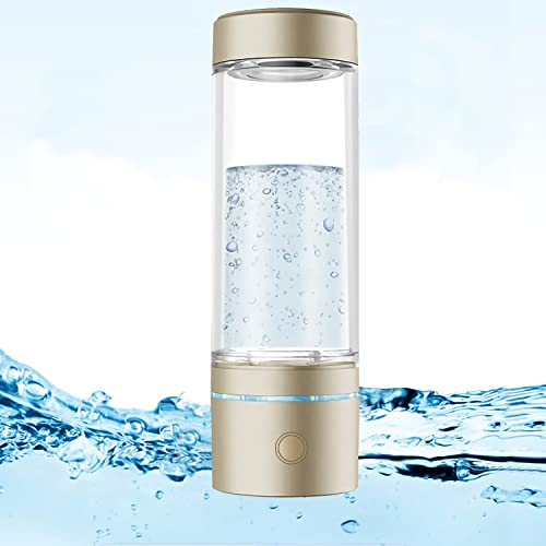 Wasserstoff Wasser Generator,Wasserstoff Ionisator Maker Machen Flasche mit SPE und PEM Technologie, 240ml Tragbare Lonisator Flasche,Anti Aging,Wasserstoff Konzentration 3000-4500 PPB von OTIGA