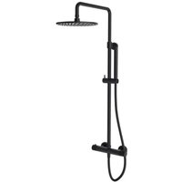 Otitec - omnires Contour - Brauseset mit Thermostat, Durchmesser 25 cm, anthrazit gebürstet CT8044AT von OTITEC