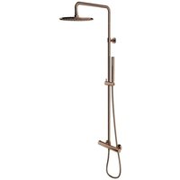 Otitec - omnires y - Brauseset mit Thermostat, Durchmesser 25 cm, Kupfer Y1244SUCP von OTITEC