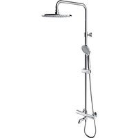 Otitec - omnires y - Duschset mit Badewannenthermostat, Durchmesser 25 cm, 5 Strahlarten, Chrom Y1234ALCR von OTITEC