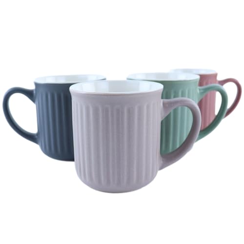 OTIX Kaffeetassen mit Ohr 4er Set Keramik 200 ml von OTIX