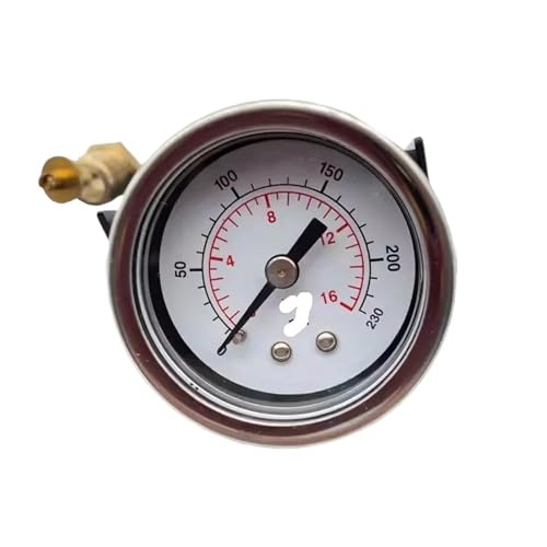 4Bar 6Bar 8Bar 16Bar 20Bar Y40 G1/4" G1/8" Innen-Außengewinde Kaffeemaschinen-Messgerät Dampfkessel-Bügeleisengehäuse Kapillarmessgerät(8) von OTKSMDYY