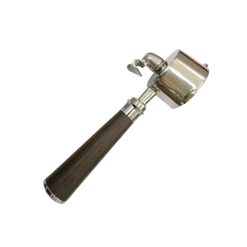 54 Mm Kaffee-Siebträger Mit Doppelauslauf, Espresso-Griff, Filterkorb, Kompatibel Mit Der Serie Breville BES870/878/880(Black rosewood) von OTKSMDYY