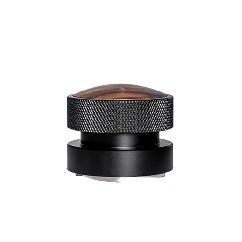 Kaffeestampfer Aus Walnussholz, Einstellbare Tiefe, Kalibrierter Schwerkraft-Kaffeeverteiler, Barista-Werkzeuge, Gewindestampfer, Passend For 51/58 Mm Siebträger(A 51mm) von OTKSMDYY