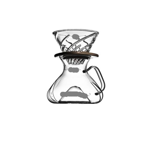 Kompatibel Mit MUVNA Cyclones Coffee Pour Over Kaffeemaschinen-Set/Kaffeemühle Und Handgebrühtem Kaffee, Camping-Profi-Barista-Werkzeuge(Transparent) von OTKSMDYY