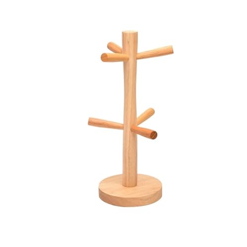 Kreativer Abflussbecherhalter Haushaltskaffeetasse Teetassenaufhänger Holzablaufaufbewahrung Lagerregal Kaffeetassen-Präsentationsregal(Style 2) von OTKSMDYY