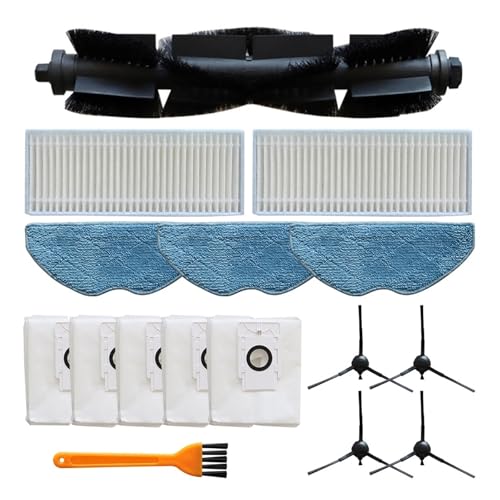 OTKSMDYY Hauptbürstenfilter, Wischmopp, Staubbeutel, Roboter-Staubsauger, Ersatzteile, Zubehör-Set, Kompatibel Mit EZVIZ RE4 Plus/RE5 Plus, Teilzugriff OTKSMDYY Hauptbürstenfilter, Wischmopp, Staubbeutel, Roboter-Staubsauger, Ersatzteile, Zubehör-Set, Kompatibel Mit EZVIZ RE4 Plus/RE5 Plus, Teilzugriff von OTKSMDYY