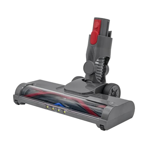 OTKSMDYY Reinigungskopf-Borstenrollenbürste, Kompatibel Mit Dyson V7 V8 V10 V11 V15, Kabelloser Staubsaugeraufsatz Mit LED-Leuchten for Hartholz Und Teppich von OTKSMDYY