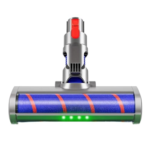 OTKSMDYY Weicher Rollenbürstenkopf, Kompatibel Mit Dyson V7 V8 V10 V11 V15 Akku-Reinigern, Hartholzboden-Zubehör Mit Stauberkennung von OTKSMDYY