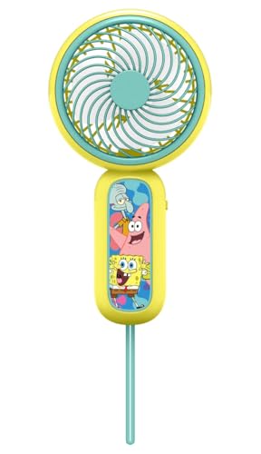 OTL Technologies Spongebob Squarepants Mini-Handventilator, mit wiederaufladbarem Akku, Gelb und Blau OTL Technologies Spongebob Squarepants Mini-Handventilator, mit wiederaufladbarem Akku, Gelb und Blau von OTL Technologies