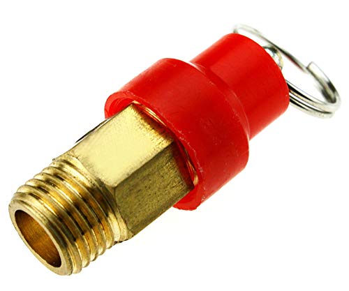 1er 1/4" BSP Kompressor Ventil Luftdruck-Sicherheitsventil 8.8 Bar127PSI Pro von OTOTEC