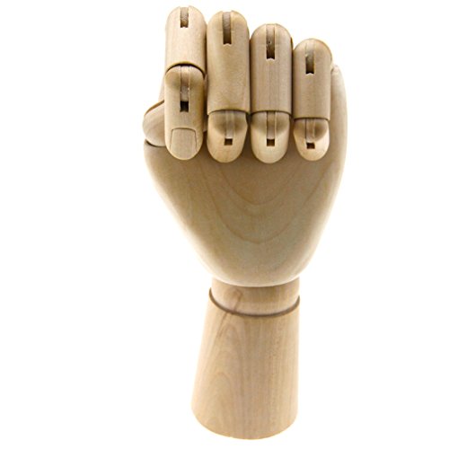 25,4 cm Schraubenmännchen Holz Links Hand Body Künstler Modell Articulated … von OTOTEC